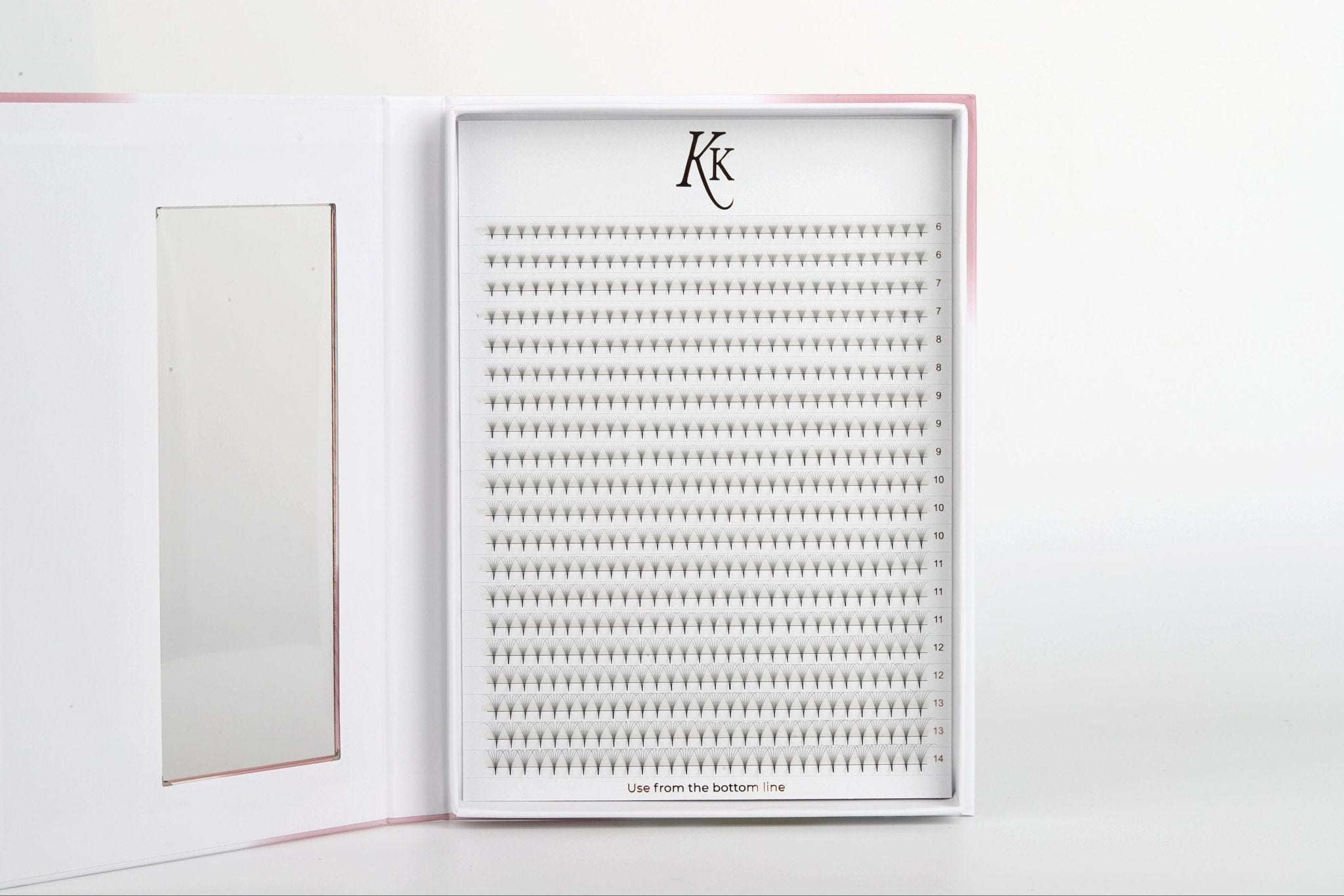 XXL BOX 6D Pro - Made Fans - Pointy Base 0.07mm - KKLash.co